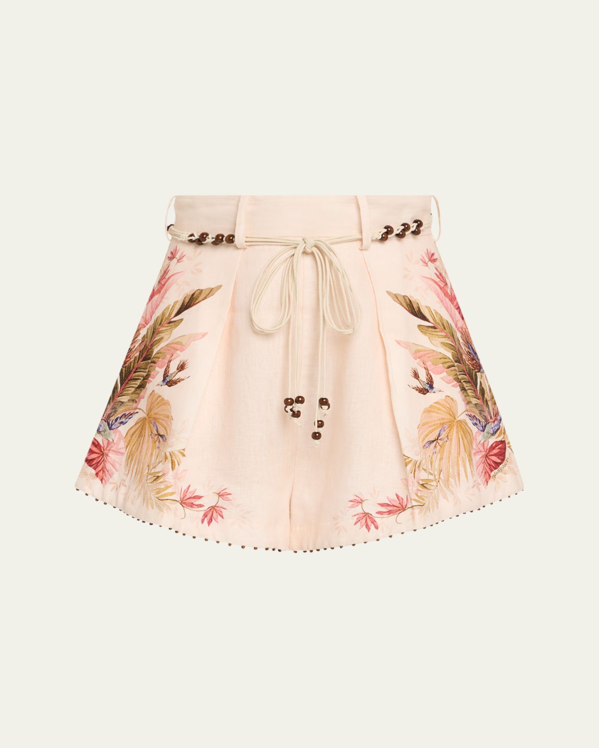 Zimmermann Ascension Tuck Shorts