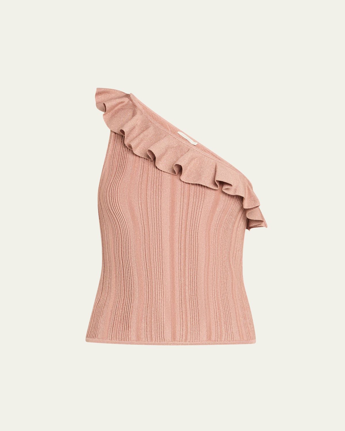 Zimmermann Lucky Metallic Frill Tank Top