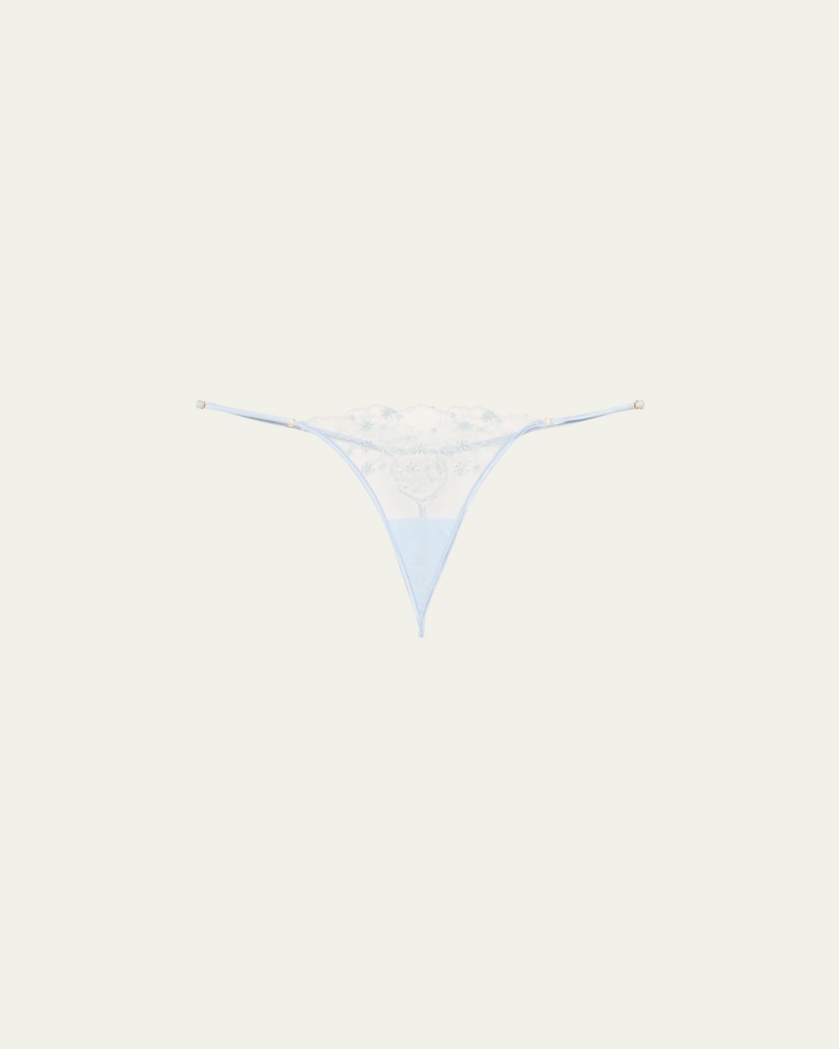 Kiki De Montparnasse Mathilde Embroidered G-String