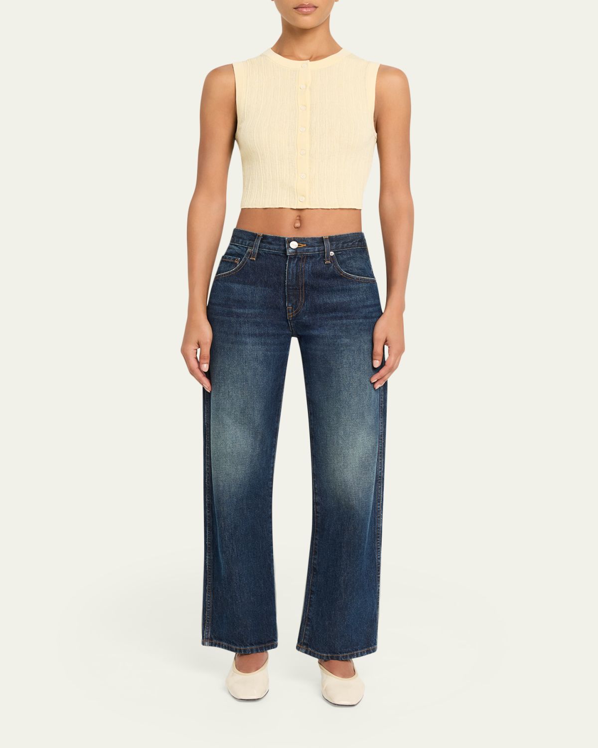 A.L.C. Lottie Button-Front Top | Thumbnail 2