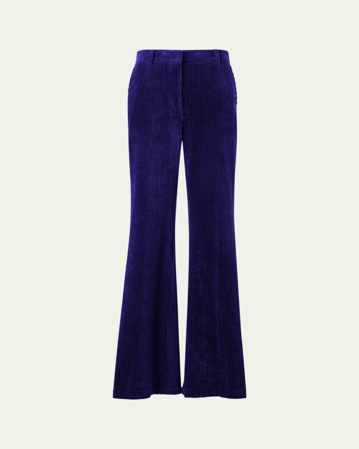 Akris punto Celia Washed Corduroy Bootcut Pants