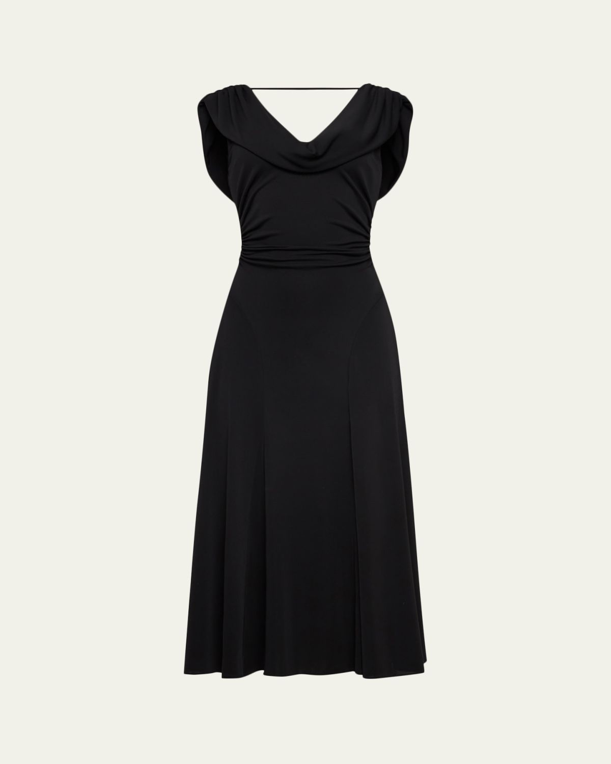 Cinq a Sept Carino Draped Midi Dress