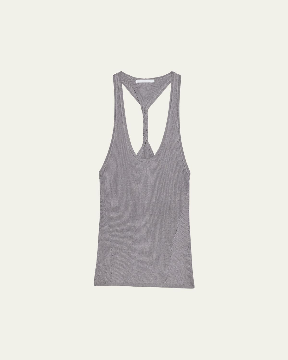 Helmut Lang Ribbed Twist Tank Top