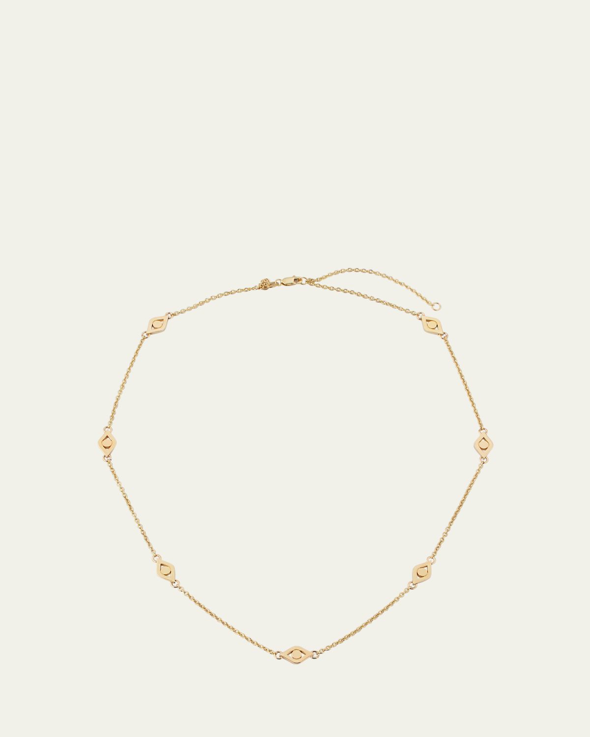 Sydney Evan 14K Yellow Gold Medium Evil Eye Chain Necklace