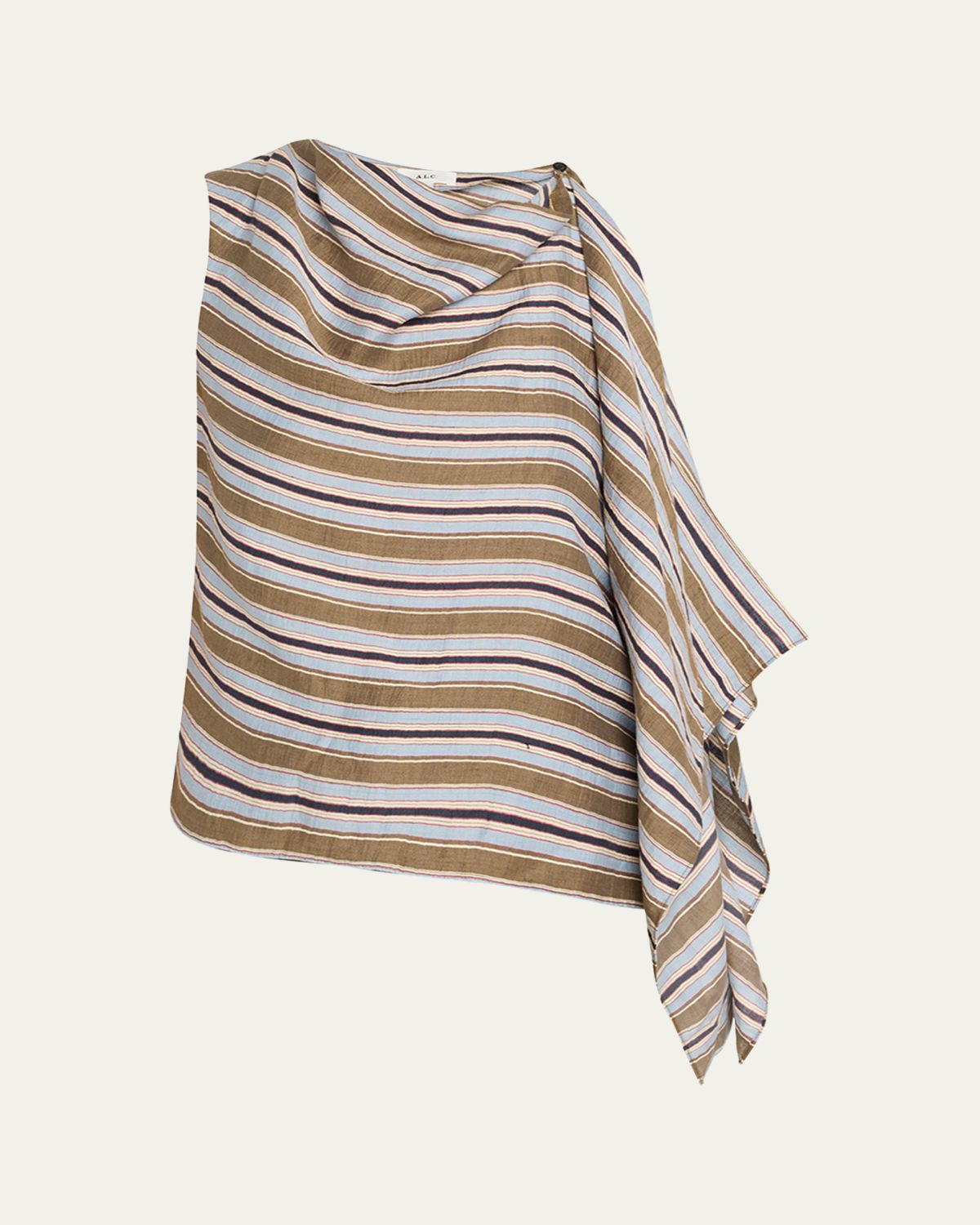 A.L.C. Lota Stripe Draped Top