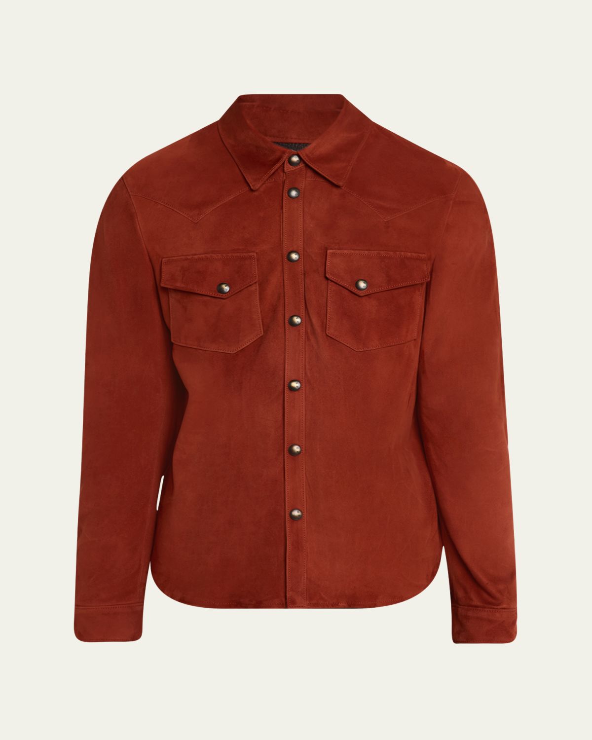 SAVAS Men's Lowry Leather Shirt Jacket