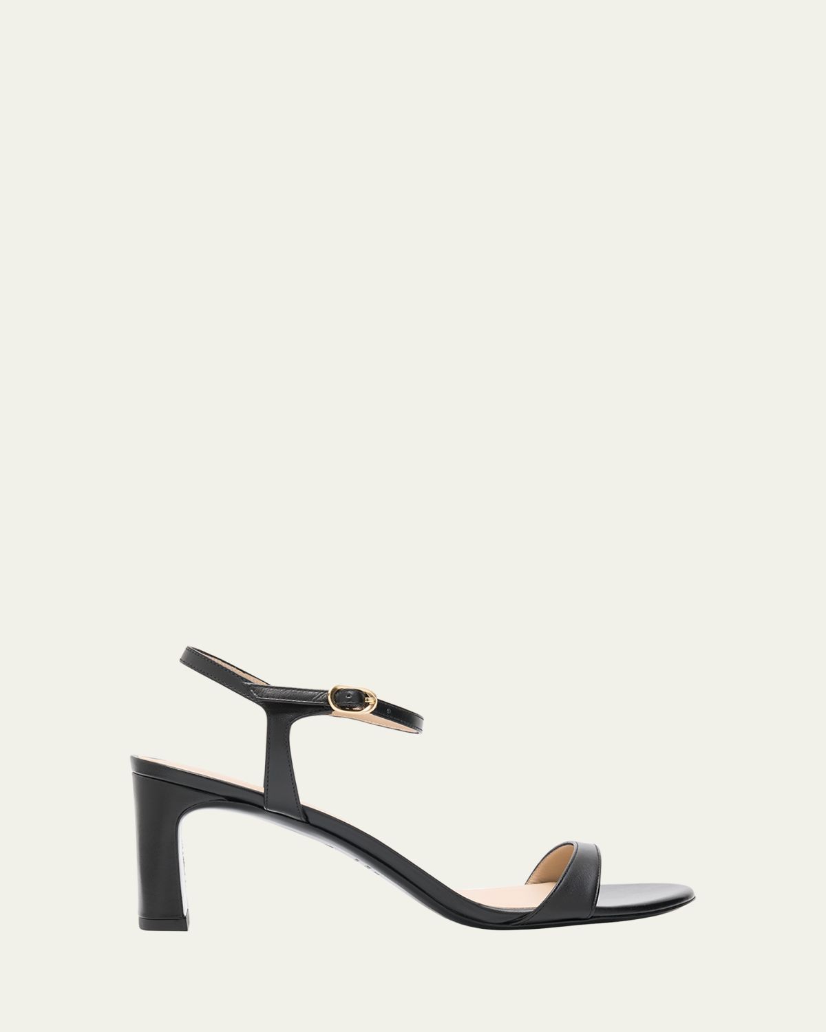 Stuart Weitzman Babette Leather Ankle-Strap Sandals