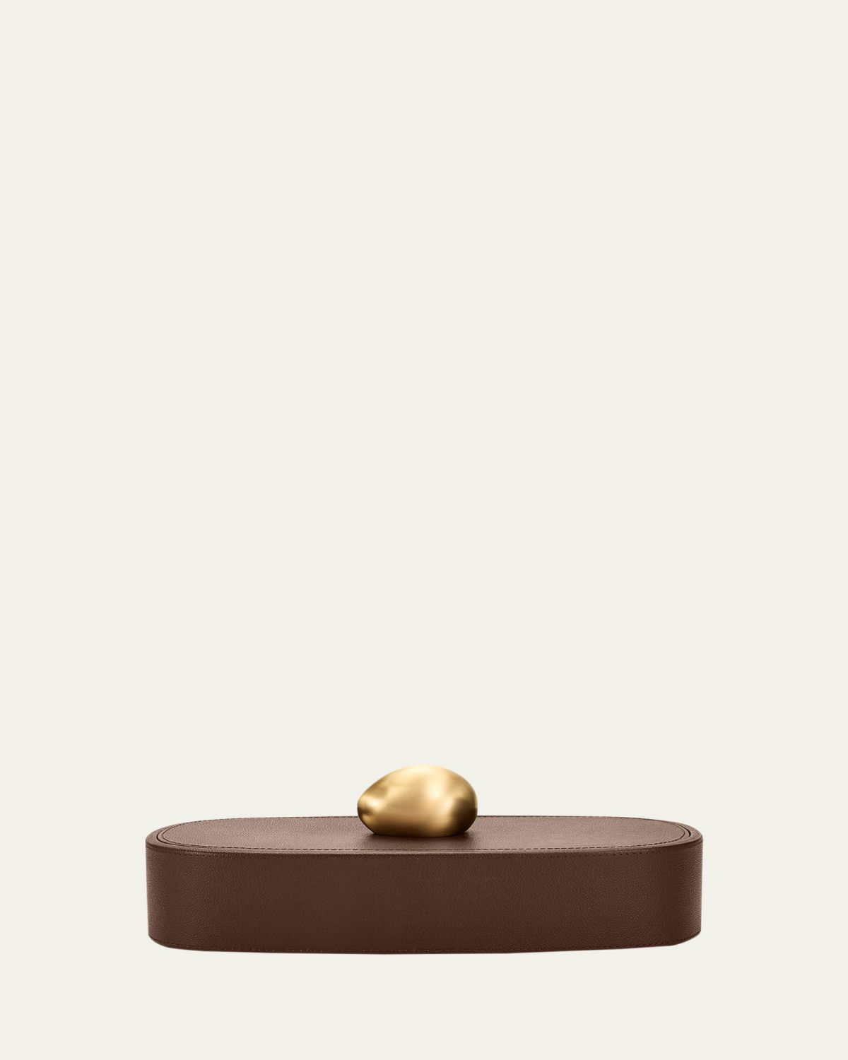 Assouline Pebble Long Leather Trinket Box