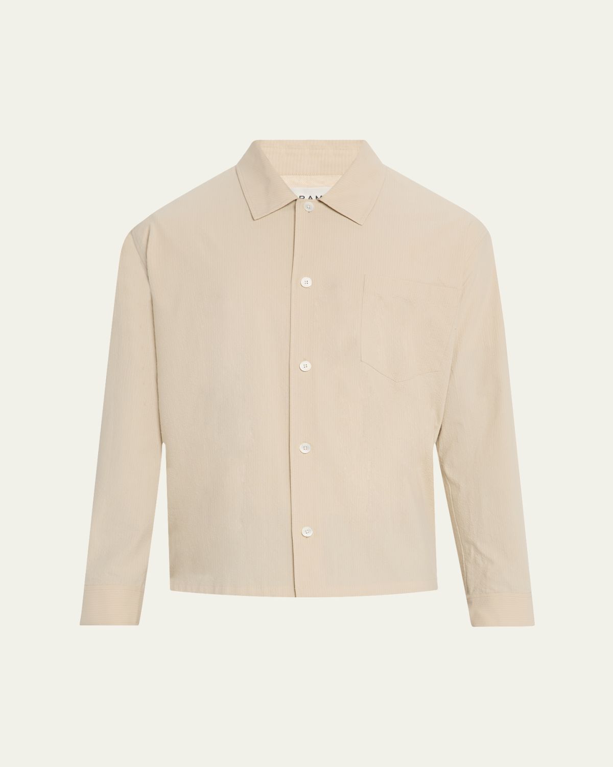 FRAME Men's Seersucker Button-Down Shirt