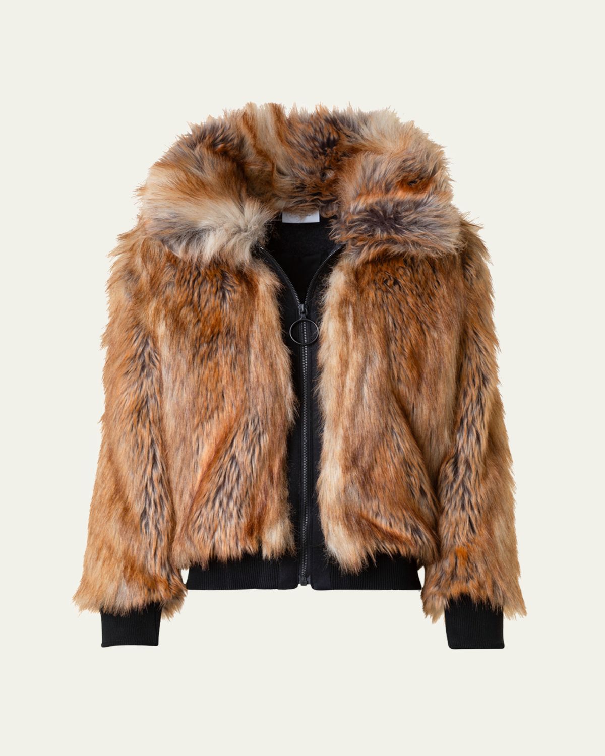 Akris punto Faux Fur Bomber Jacket
