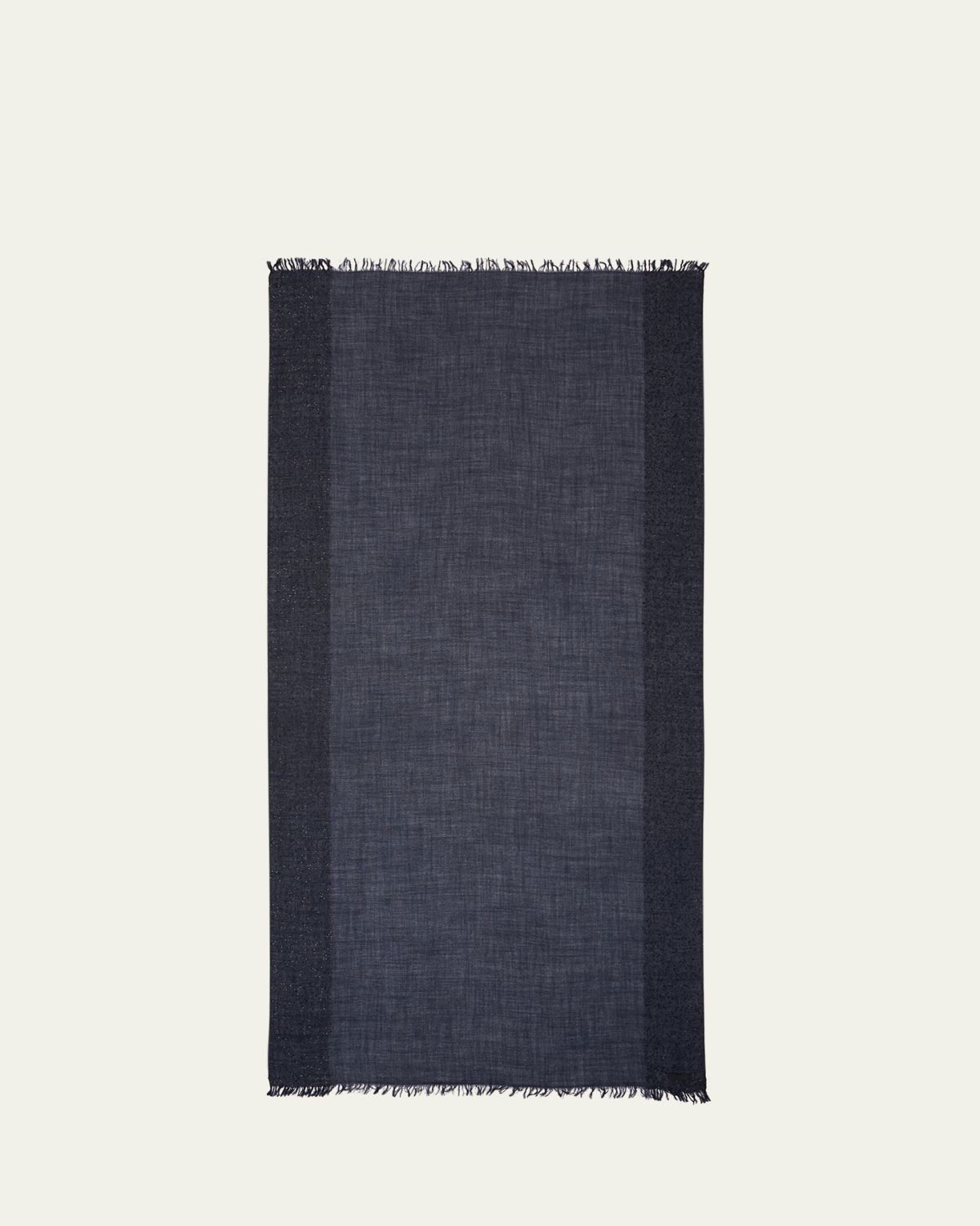 Faliero Sarti New Dalila Colorblock Sequined Wool Silk Scarf