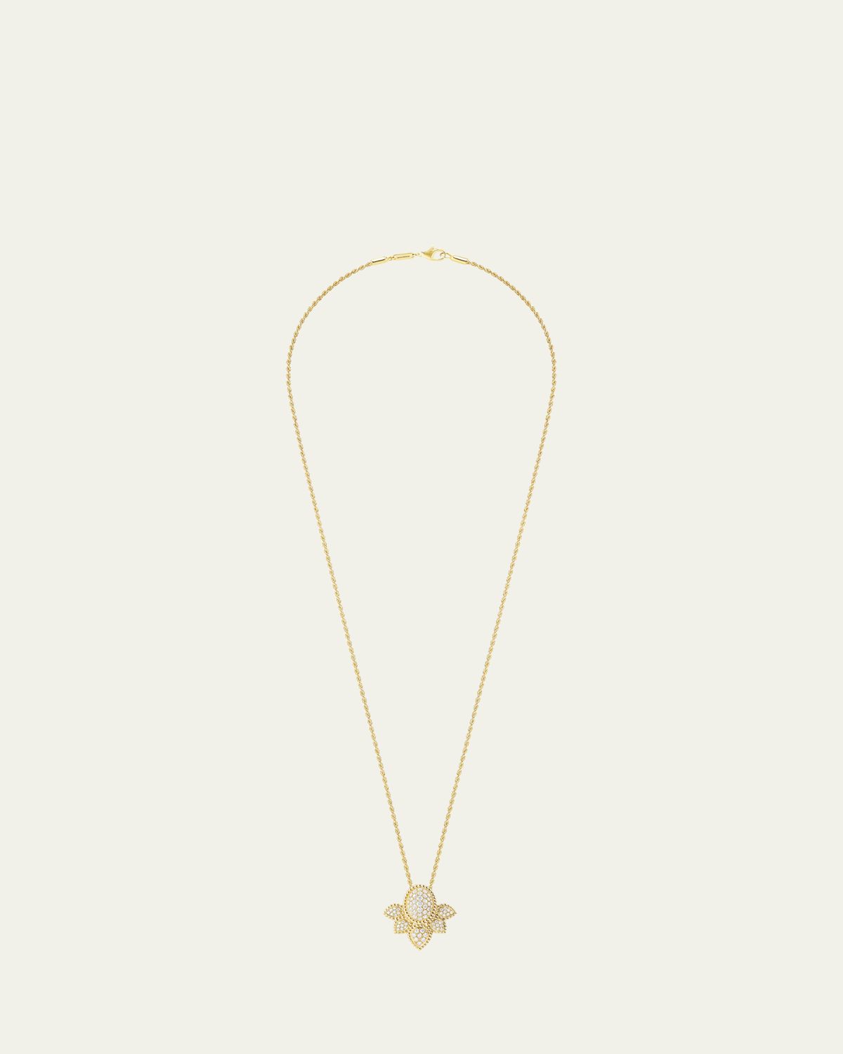 Boucheron Serpent Boheme 18K Yellow Gold Diamond Pendant Necklace