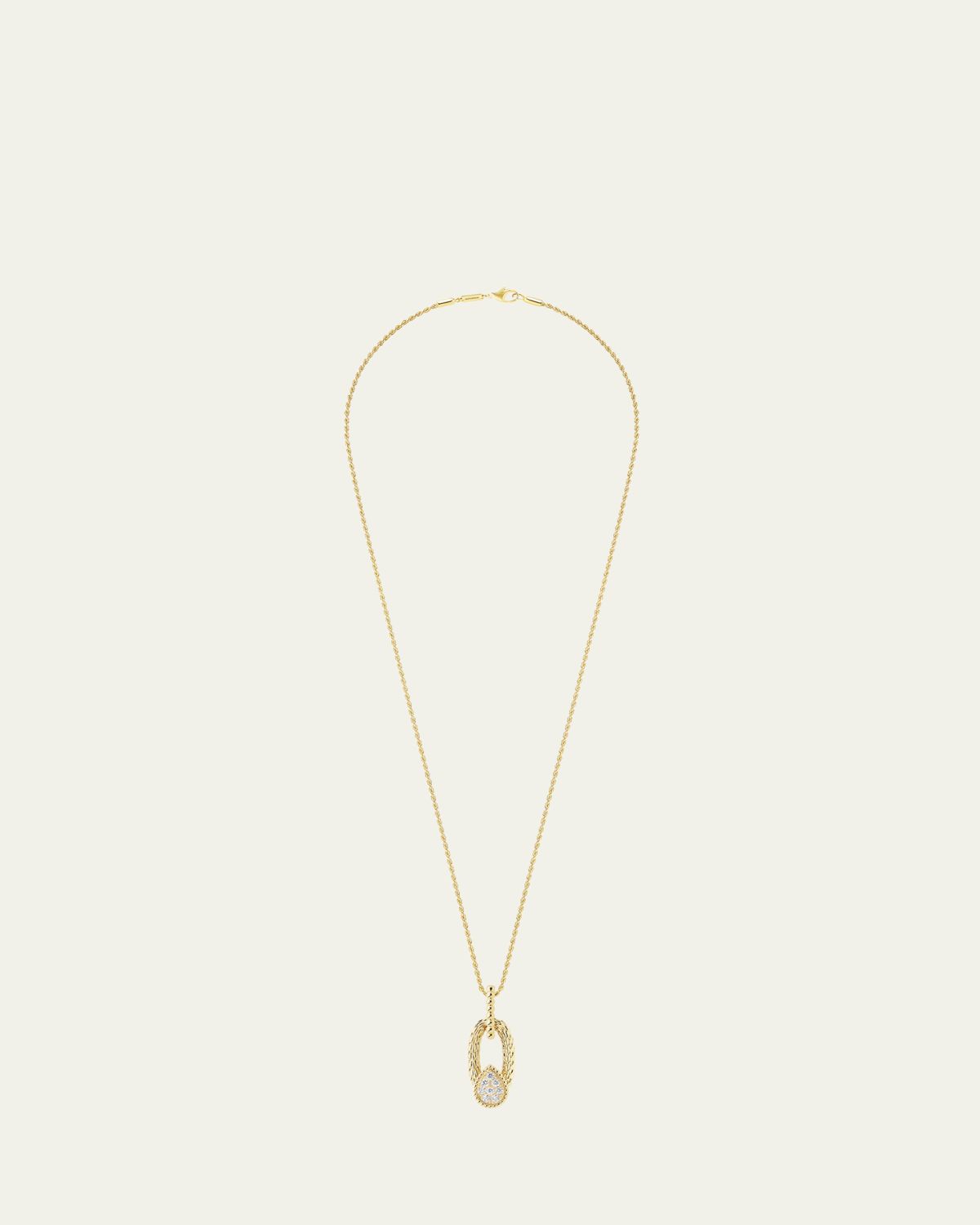 Boucheron Serpent Boheme 18K Yellow Gold Diamond Pendant Necklace