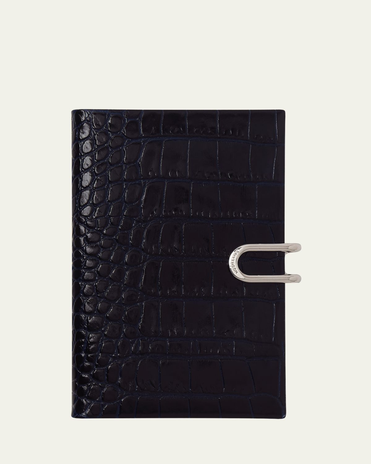 Smythson Panama 2026 Weekly Agenda in Mara Croc-Embossed Leather