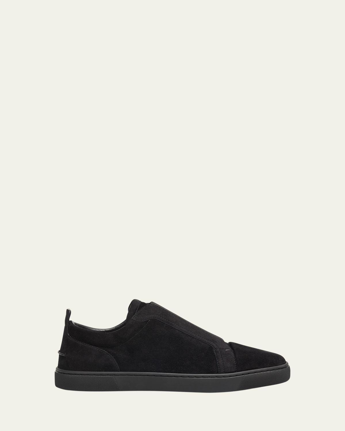 Christian Louboutin Men's St Louis Suede Slip-On Sneakers | Thumbnail 4 Christian Louboutin Men's St Louis Suede Slip-On Sneakers | Thumbnail 4