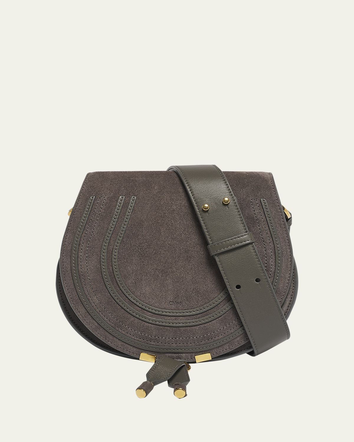 Chloe Marcie Crossbody Bag in Calfskin Suede