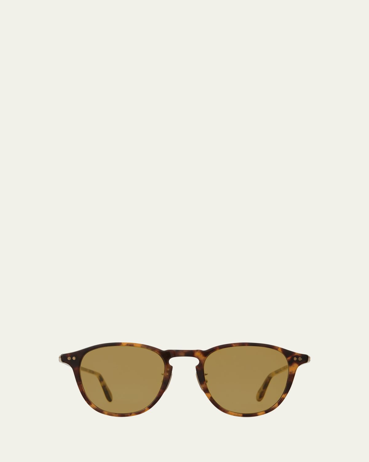 Garrett Leight Men's Hampton J Sun Round Sunglasses
