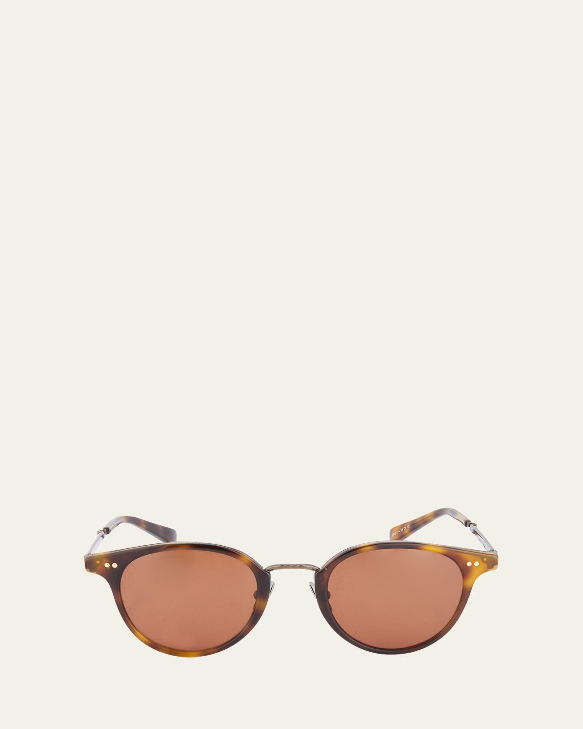 Mr. Leight Men's Marmont Combo Round Sunglasses