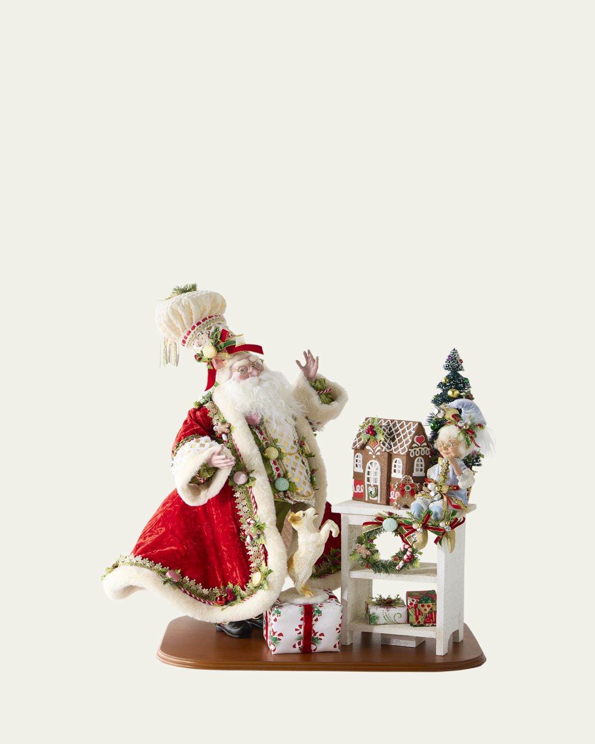 Mark Roberts Gingerbread Baker Santa Christmas Decoration