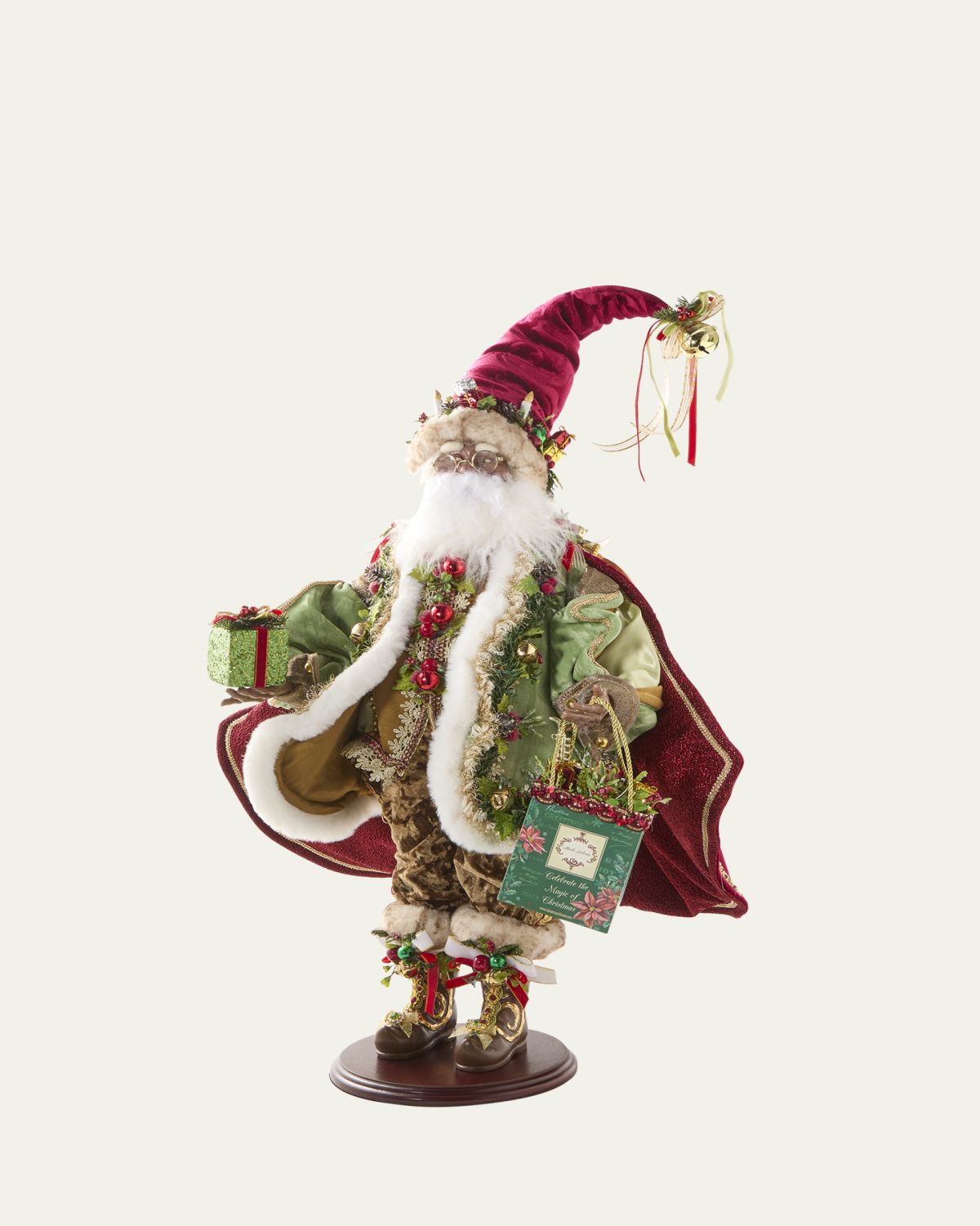 Mark Roberts African American Kris Kringle Santa, 24"