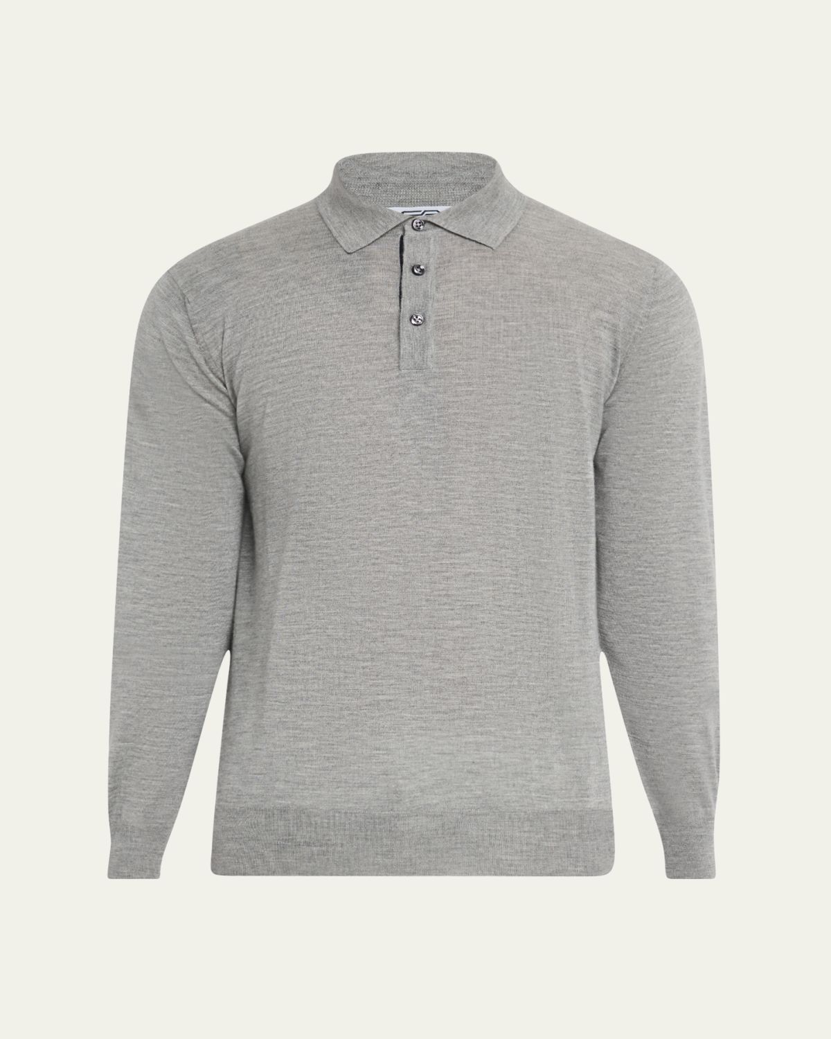 Cesare Attolini Men's Cashmere and Silk Polo Sweater