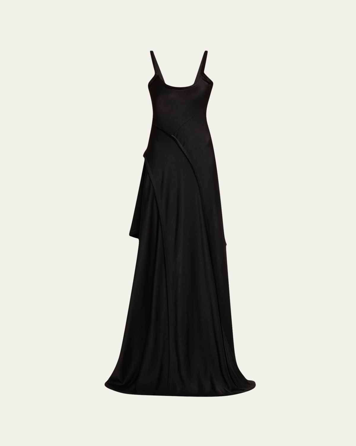 Jason Wu Collection Sleeveless Crepe Back Satin Bias Slip Gown With Slit | Thumbnail 6 Jason Wu Collection Sleeveless Crepe Back Satin Bias Slip Gown With Slit | Thumbnail 6