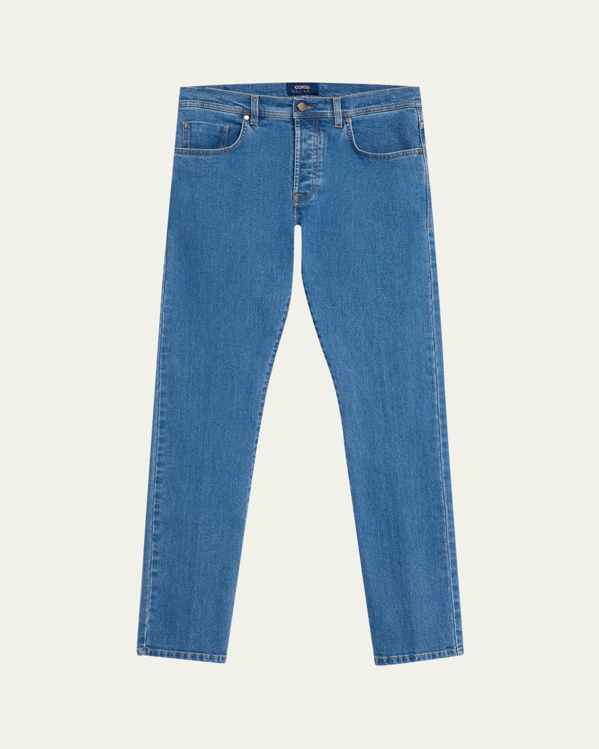 Cesare Attolini Men's Medium Wash Denim Modern-Fit Jeans