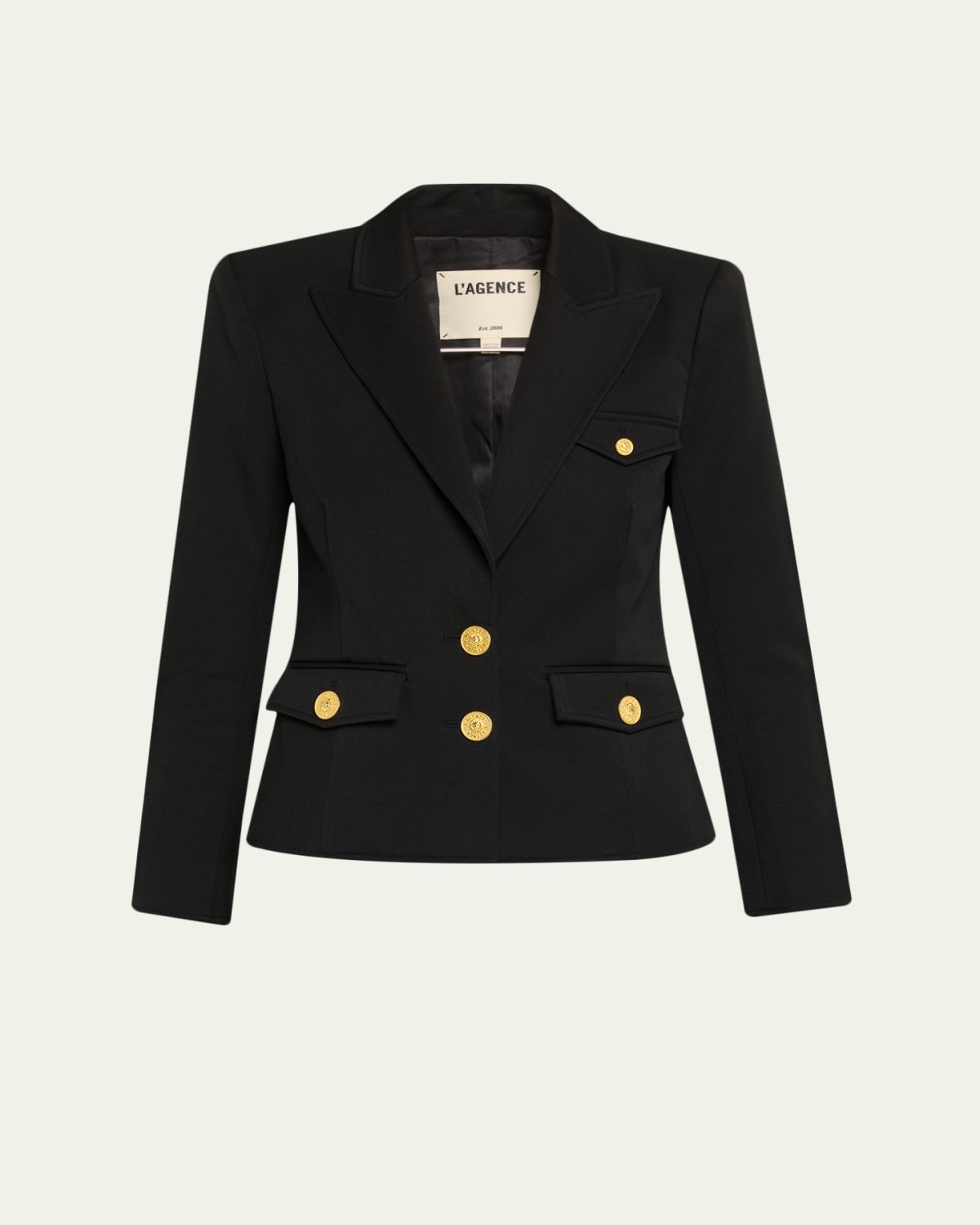 L'Agence Wylla Structured Single-Breasted Blazer