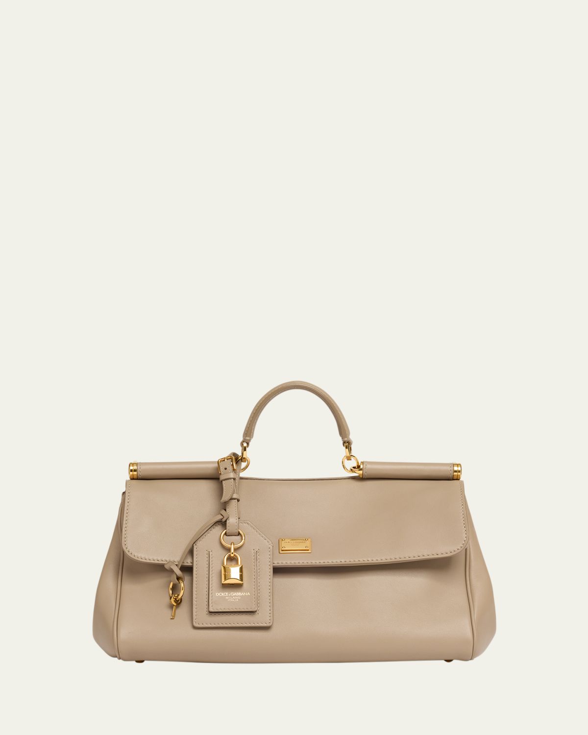 Dolce & Gabbana My Sicily Leather Top-Handle Bag | Thumbnail 6