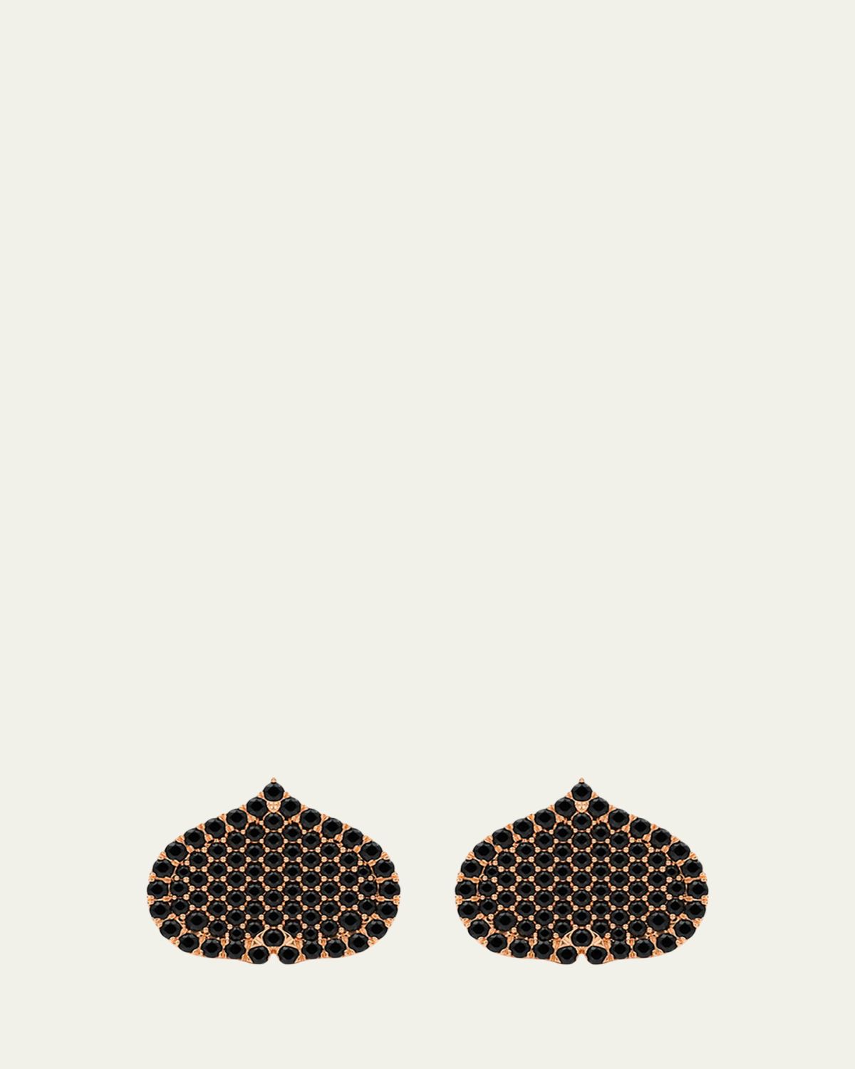 KAMAL Eye Adore Black Diamond Stud Earrings | Thumbnail 3