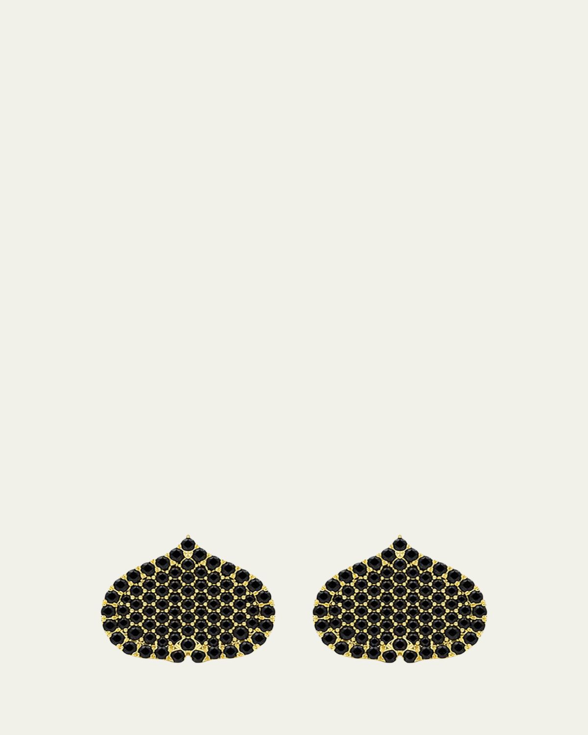 KAMAL Eye Adore Black Diamond Stud Earrings