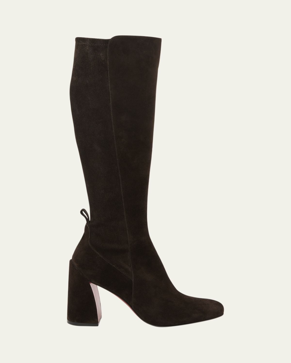 Christian Louboutin 85mm Jane Suede Knee-High Boots