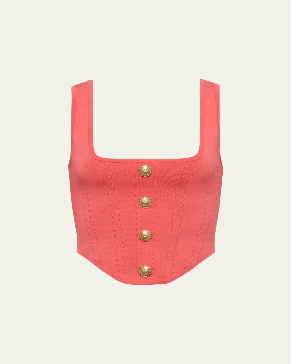 L'Agence Saga Knit Corset Top