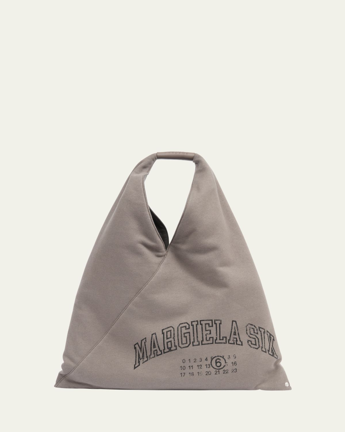 MM6 Maison Margiela Classic Varsity-Print Canvas Tote Bag