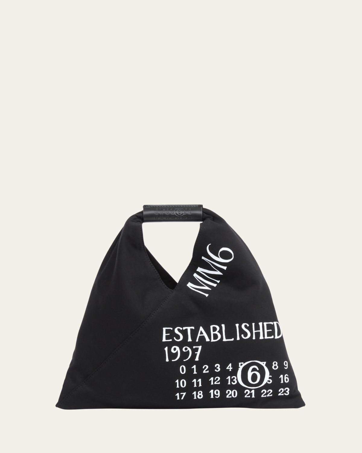 MM6 Maison Margiela Mini Classic Japanese Established-Print Top-Handle Bag