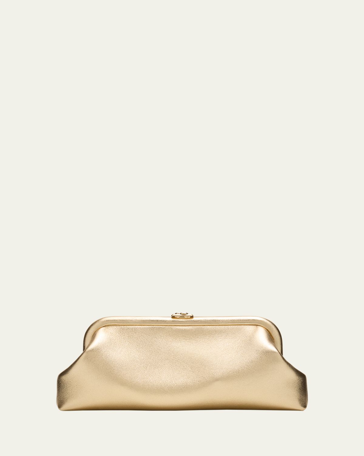 Jimmy Choo Skylar Frame Metallic Leather Clutch Bag | Thumbnail 6 Jimmy Choo Skylar Frame Metallic Leather Clutch Bag | Thumbnail 6