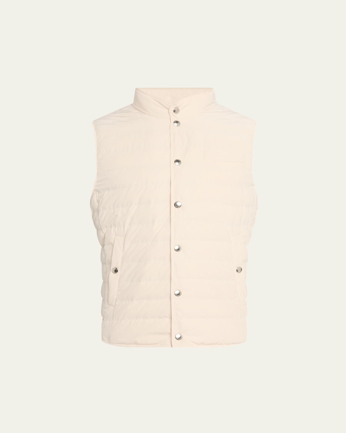 Brunello Cucinelli Men's High Summer Capsule Water-Resistant Down Vest