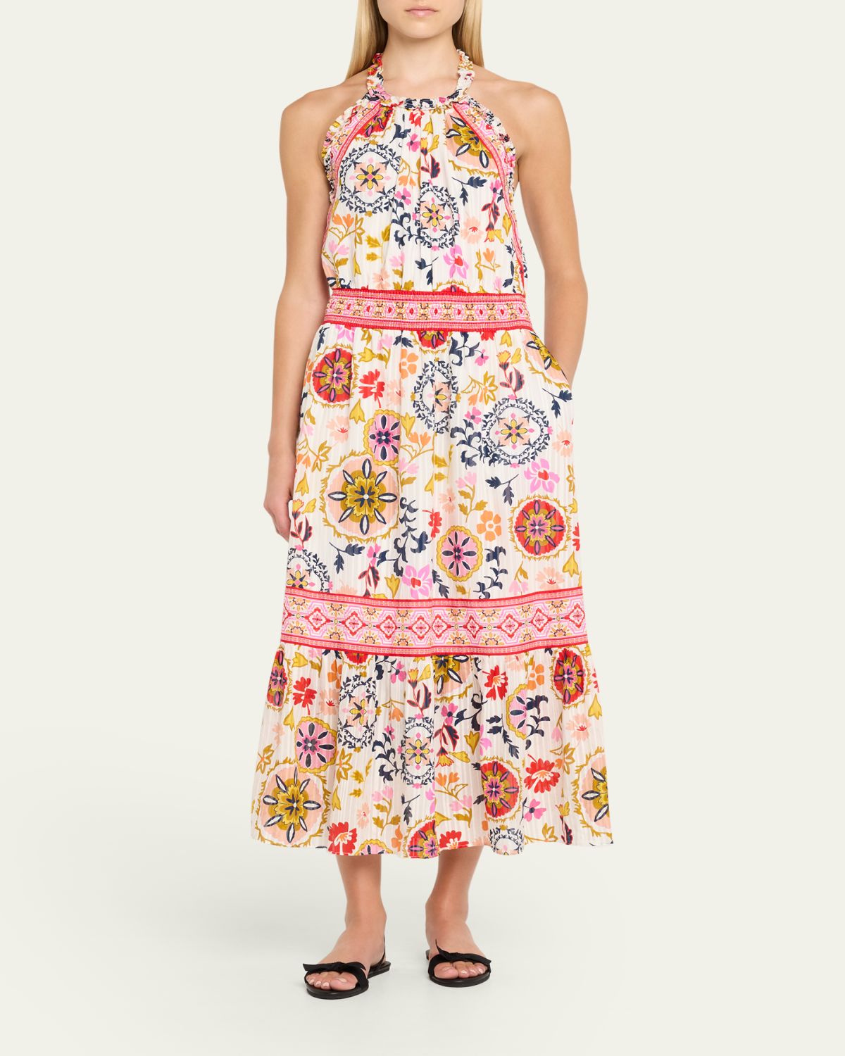 Ramy Brook Delia Halter Midi Dress | Thumbnail 2 Ramy Brook Delia Halter Midi Dress | Thumbnail 2