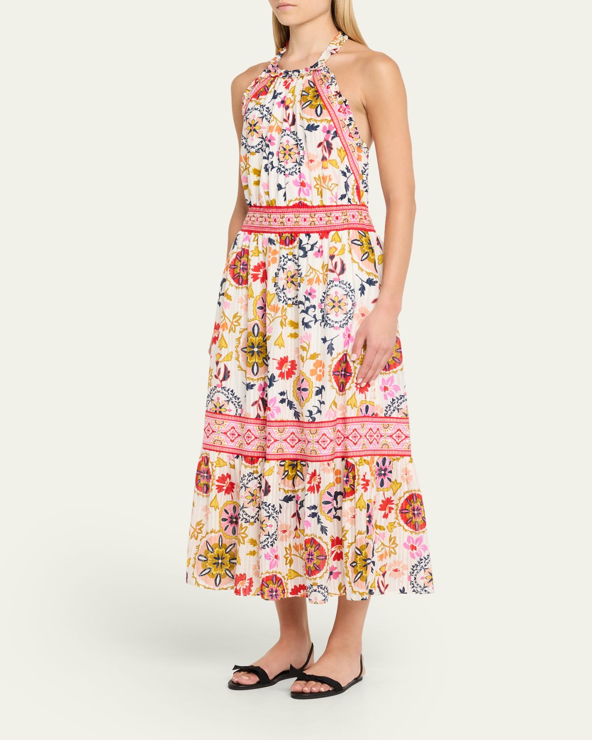 Ramy Brook Delia Halter Midi Dress | Thumbnail 4 Ramy Brook Delia Halter Midi Dress | Thumbnail 4