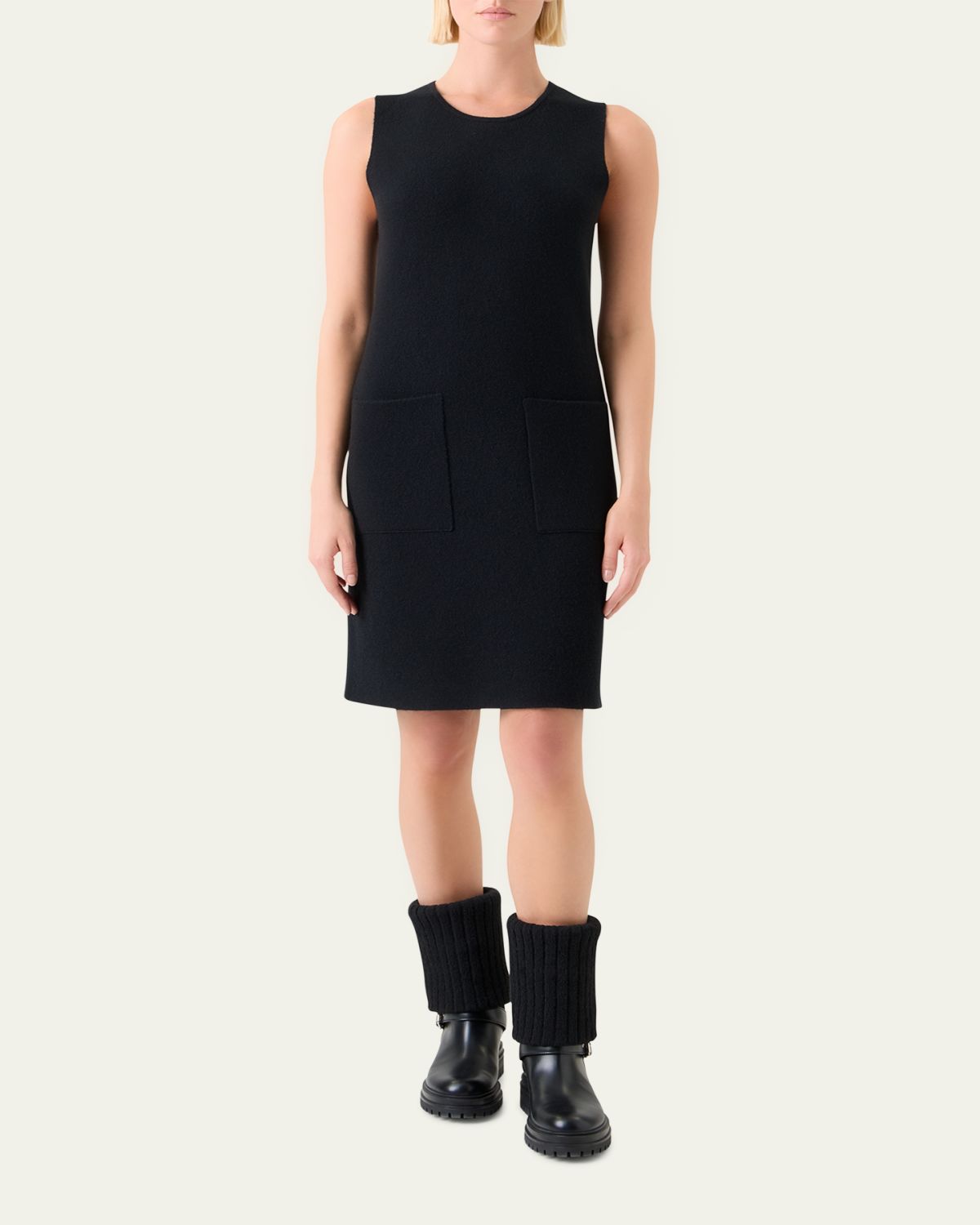 Akris Cashmere Double-Face Knit Sleeveless Dress | Thumbnail 2 Akris Cashmere Double-Face Knit Sleeveless Dress | Thumbnail 2