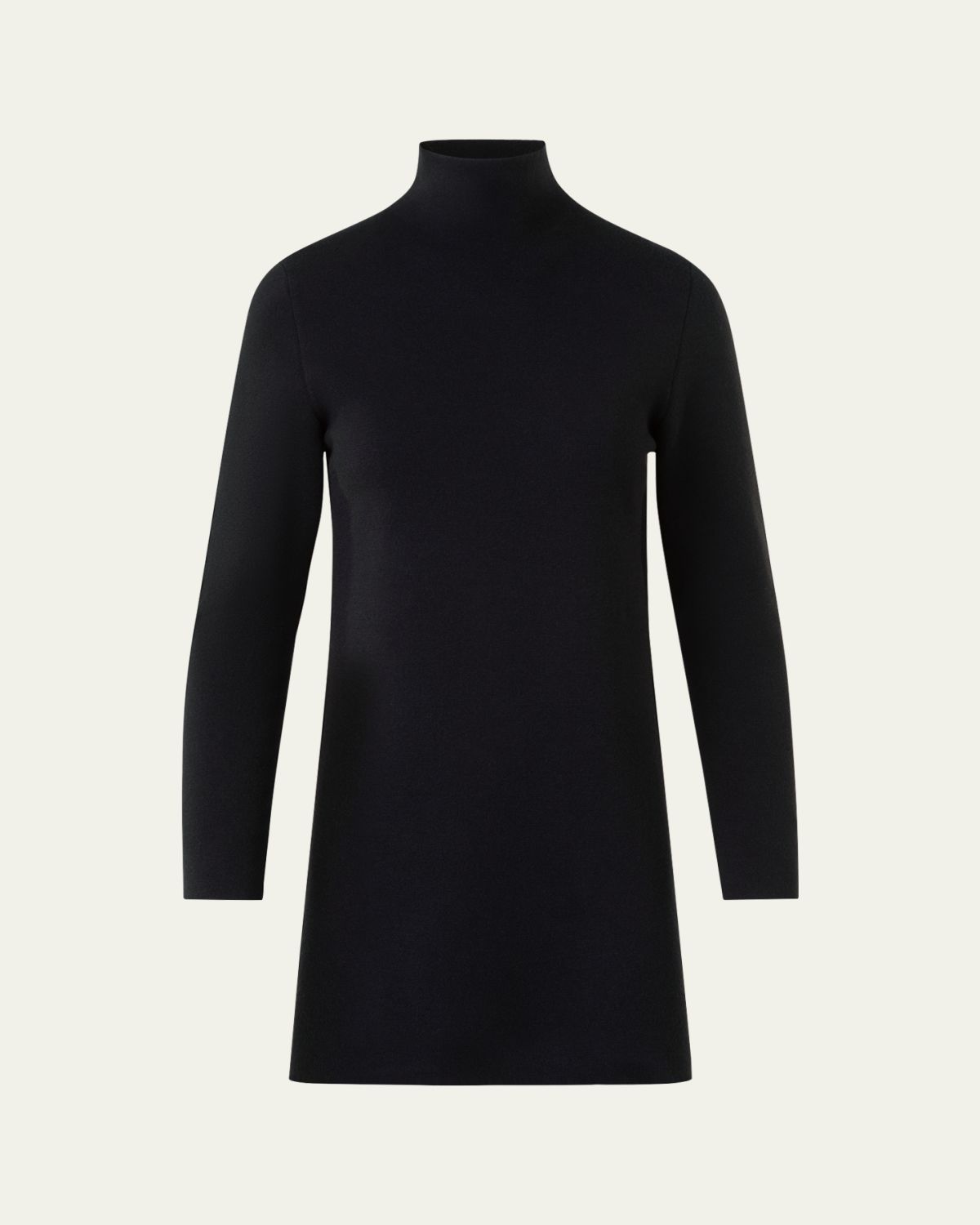 Akris Turtleneck Cashmere-Silk Milano Knit Tunic Sweater | Thumbnail 6