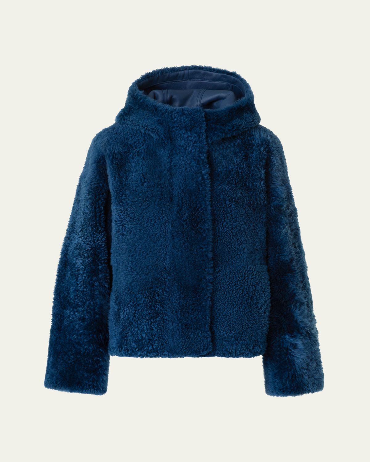 Akris Gracie Lamb Shearling Hooded Jacket | Thumbnail 6 Akris Gracie Lamb Shearling Hooded Jacket | Thumbnail 6