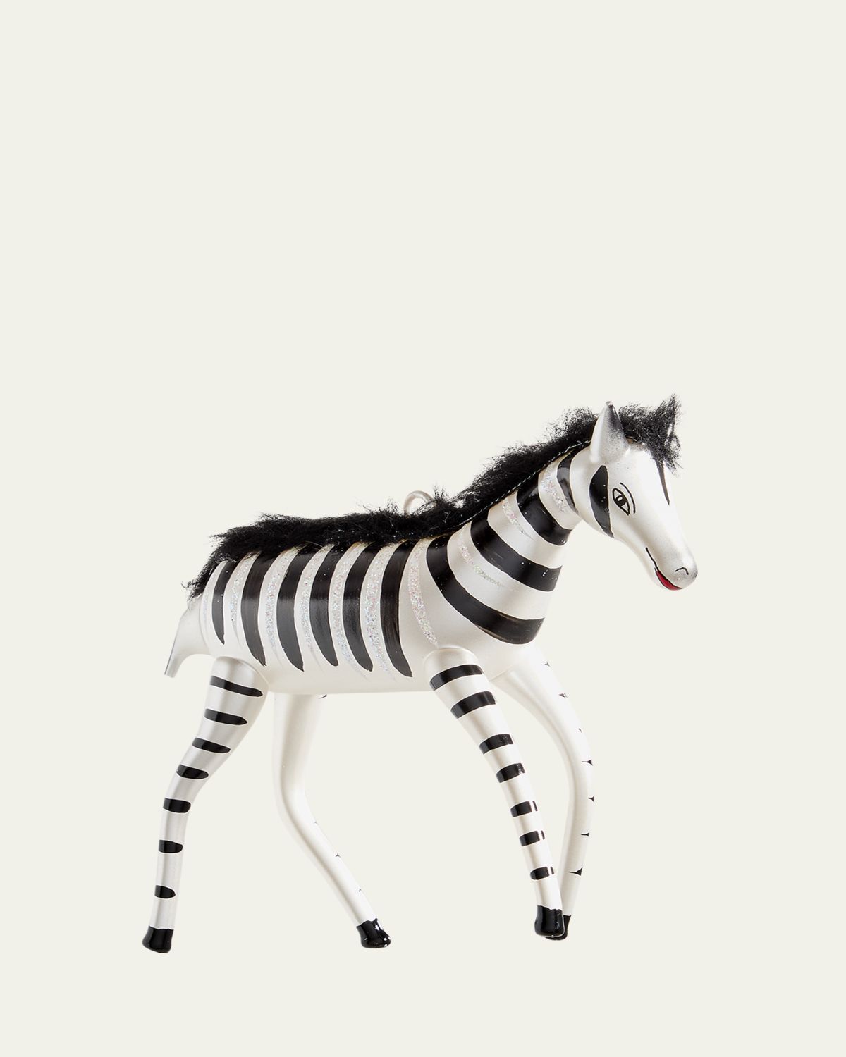 De Carlini Zebra Christmas Ornament