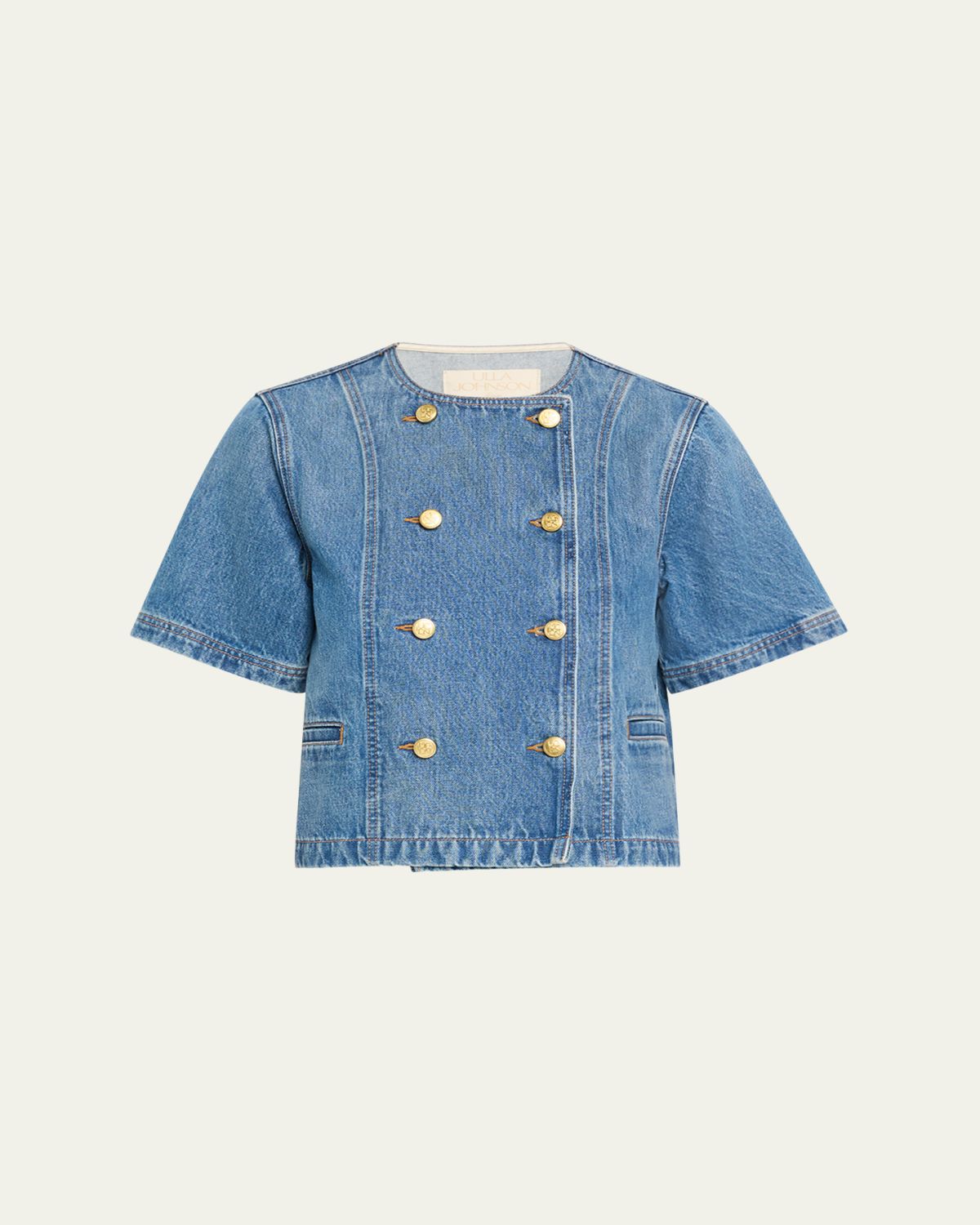 Ulla Johnson The Serge Short-Sleeve Jacket | Thumbnail 6 Ulla Johnson The Serge Short-Sleeve Jacket | Thumbnail 6