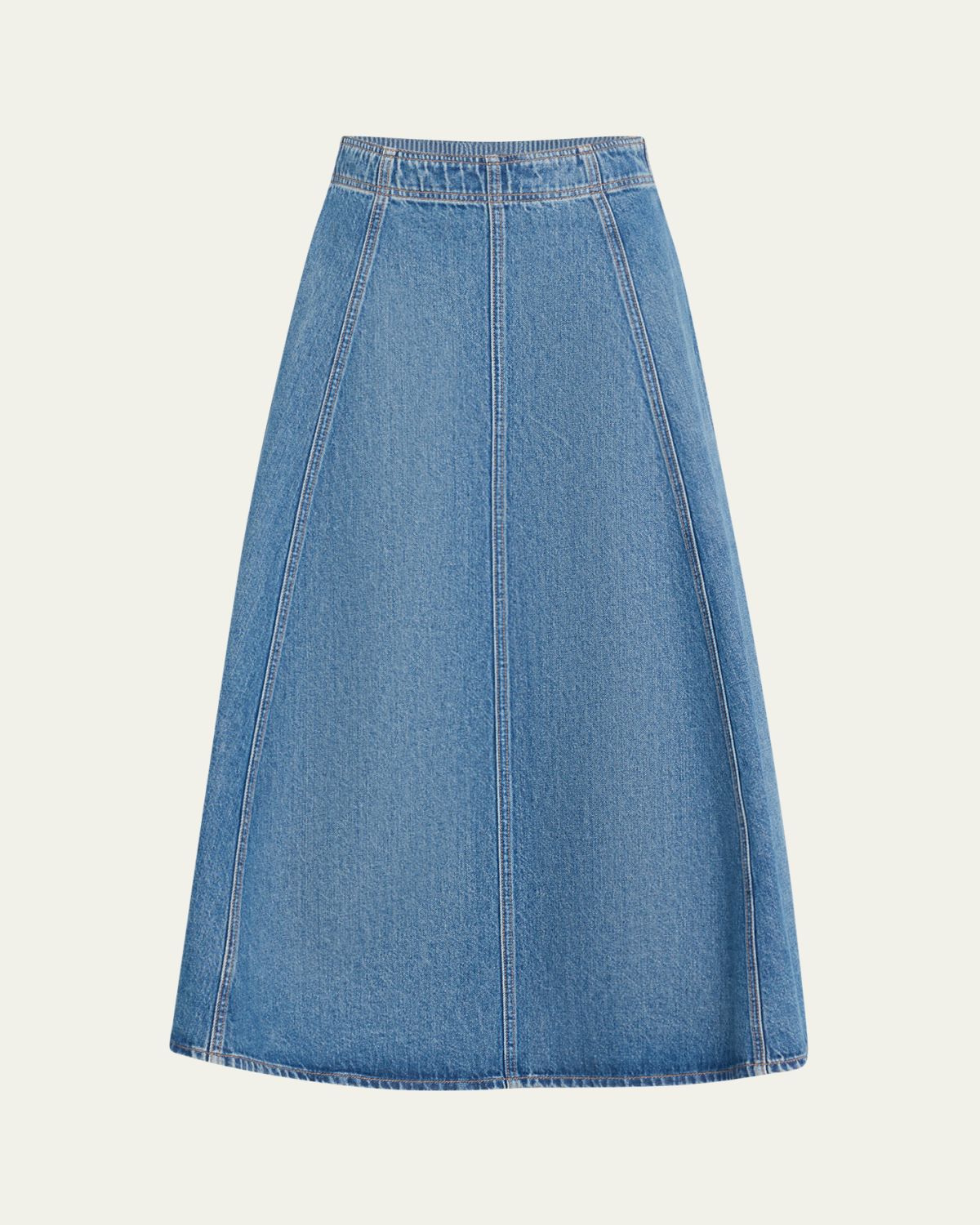 Ulla Johnson The Uma Denim Midi Skirt