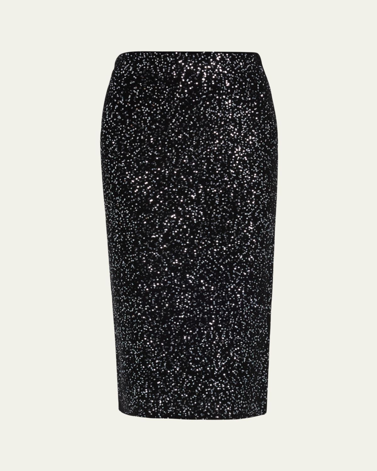 Carolina Herrera Sequined Knit Pencil Skirt