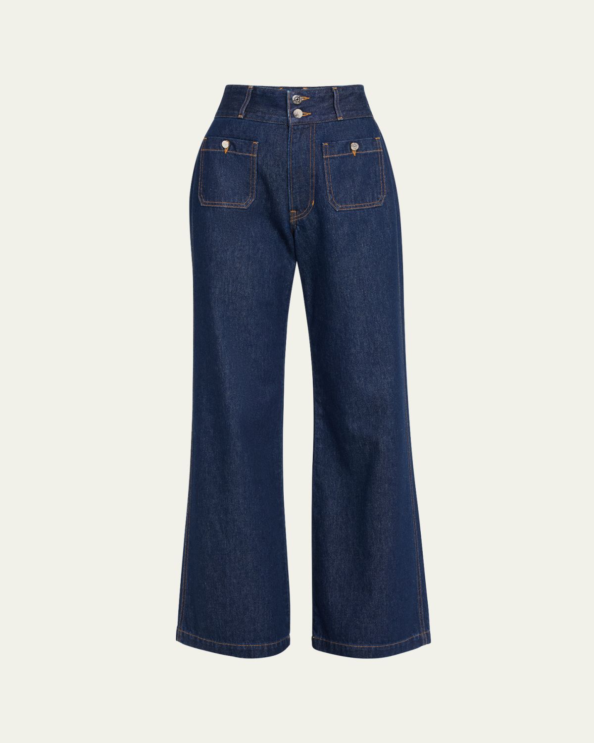 Veronica Beard Taylor High-Rise Wide-Leg Jeans | Thumbnail 6 Veronica Beard Taylor High-Rise Wide-Leg Jeans | Thumbnail 6