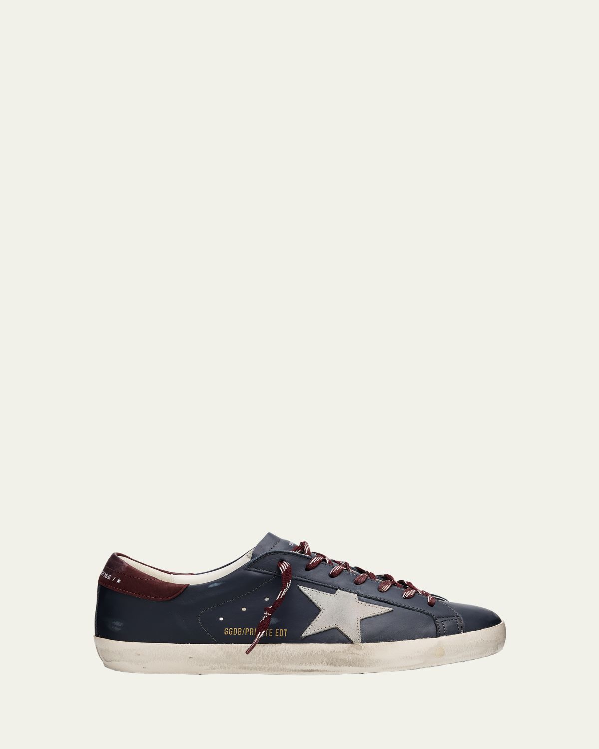 Golden Goose Men's Super-Star Leather Low-Top Sneakers - Women's Shoes