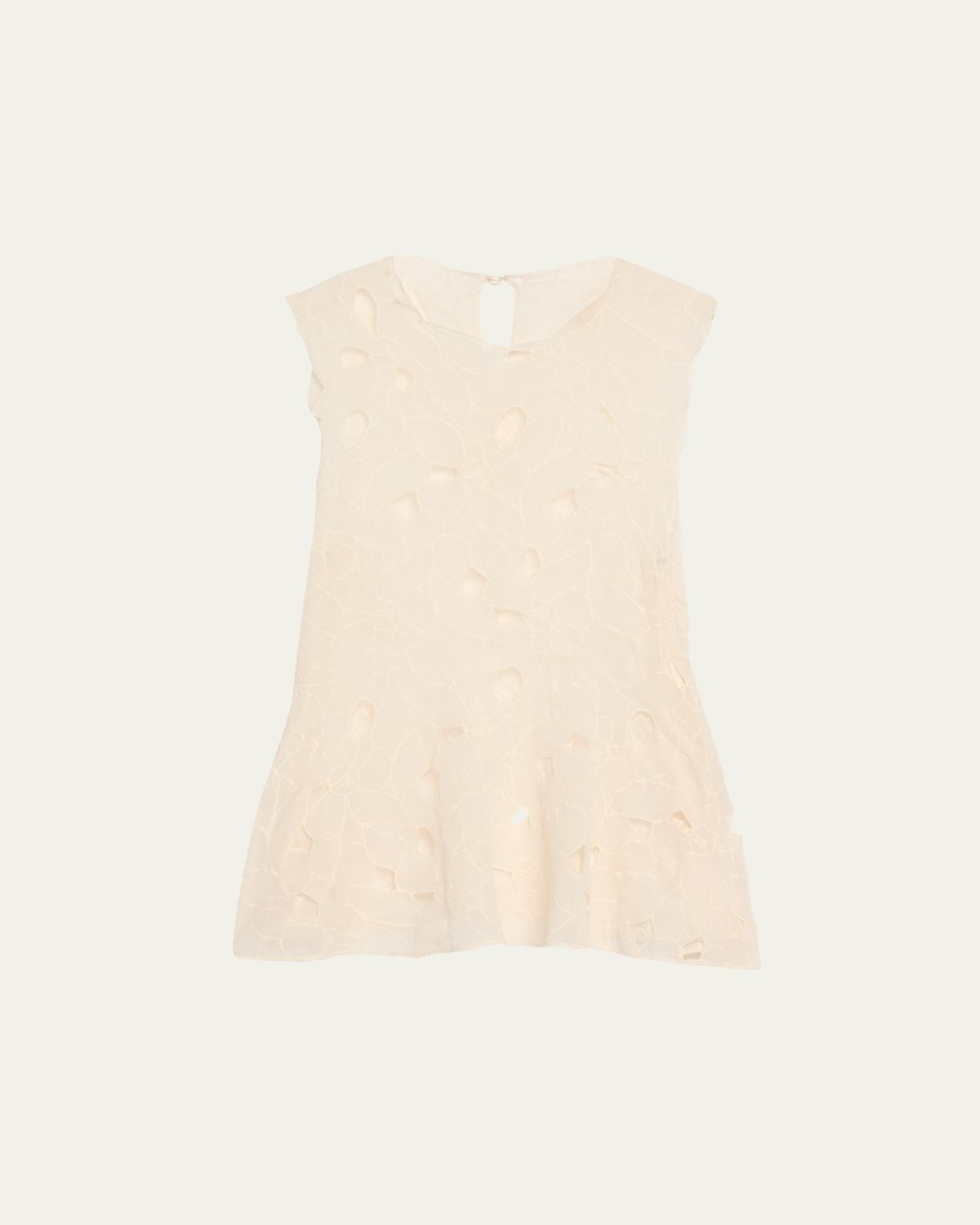 Ulla Johnson Ali Embroidered Sleeveless Top