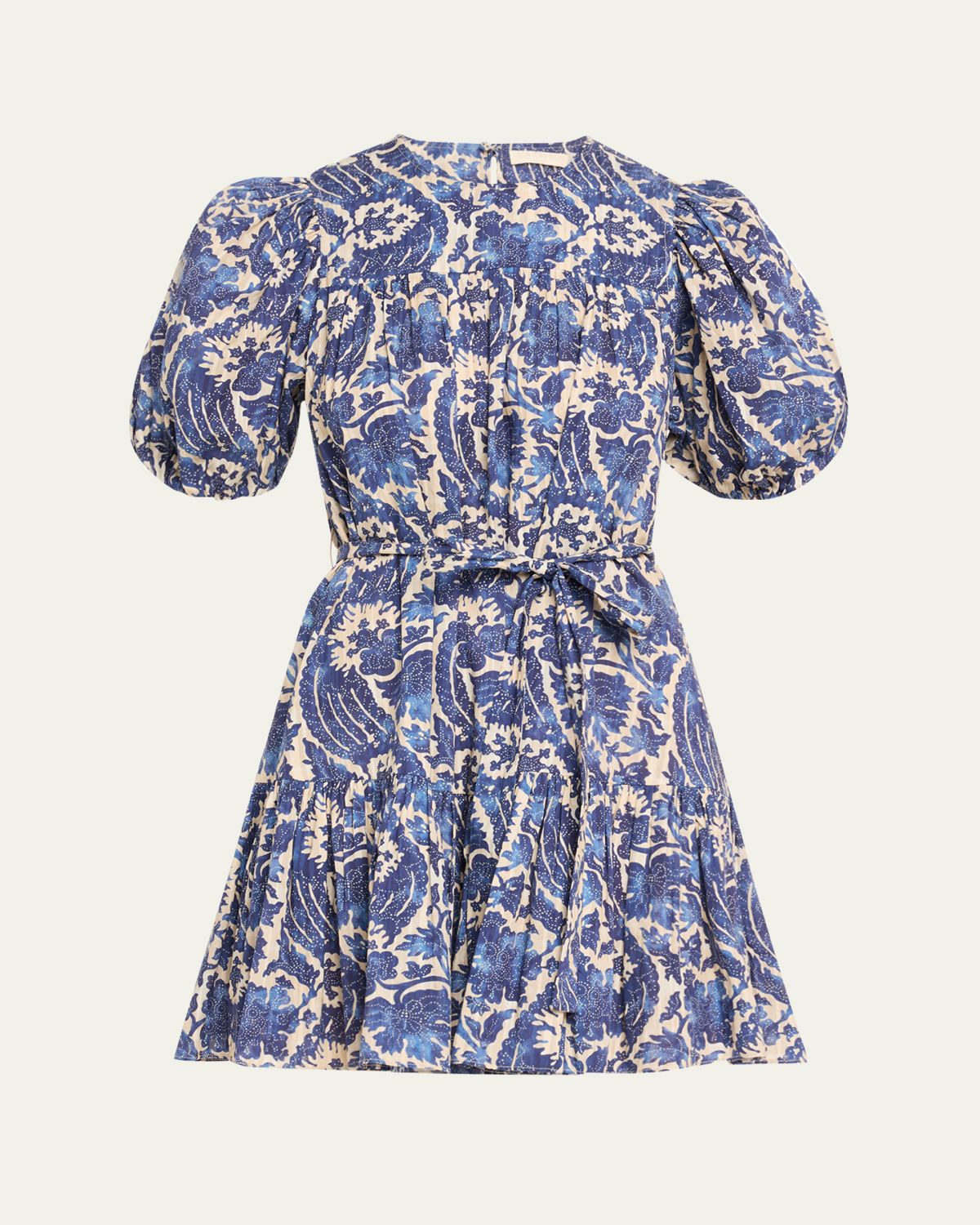 Ulla Johnson Rosalie Short-Sleeve Mini Dress